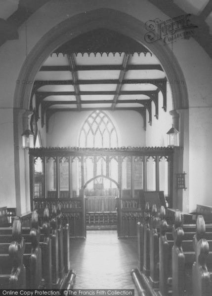 Photo of Great Mitton, The Church Interior c.1960