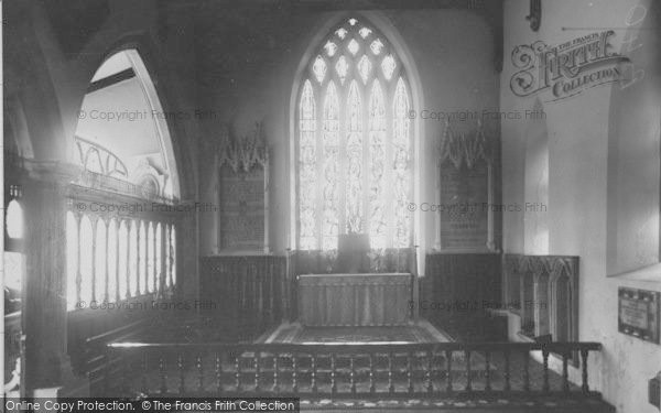Photo of Great Mitton, The Church Interior c.1960