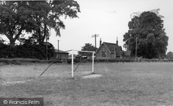 The Recreation Ground And School c.1960, Great Oakley