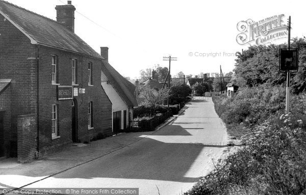 Photo of Great Sampford, Moor End c.1955