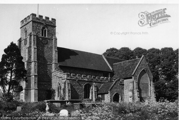 Photo of Great Sampford, St Michael's Church c.1955