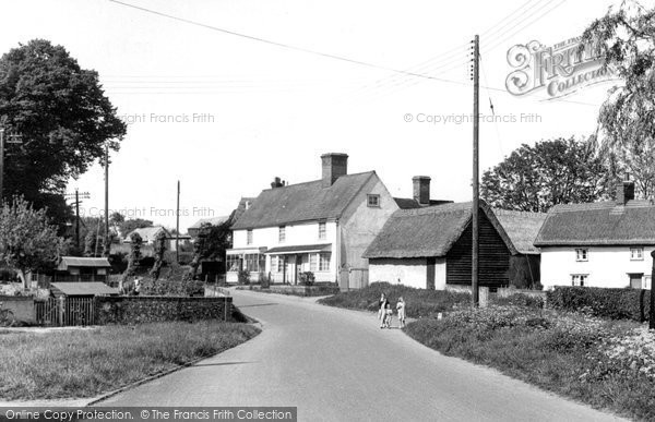 Photo of Great Sampford, View From The Bridge  c.1955