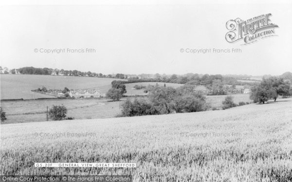 Photo of Great Shefford, General View c.1955