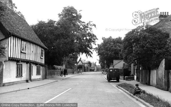 Photo of Great Shelford, High Street c.1955