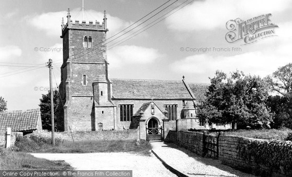 Photo of Great Somerford, The Church Of St Peter And St Paul c.1955