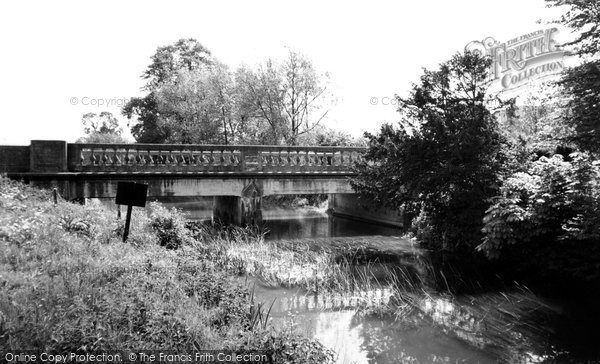 Photo of Great Somerford, The River Bridge c.1960