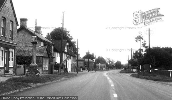 Photo of Great Staughton, The Highway Looking East c.1955
