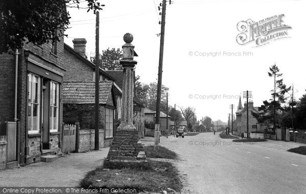 Photo of Great Staughton, The Sundial c.1955