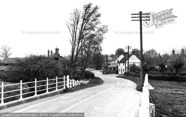 Photo of Great Staughton, The Village From The Bridge c.1955