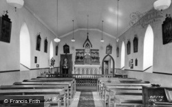 St Mary's Rc Church, Interior c.1955, Great Swinburne