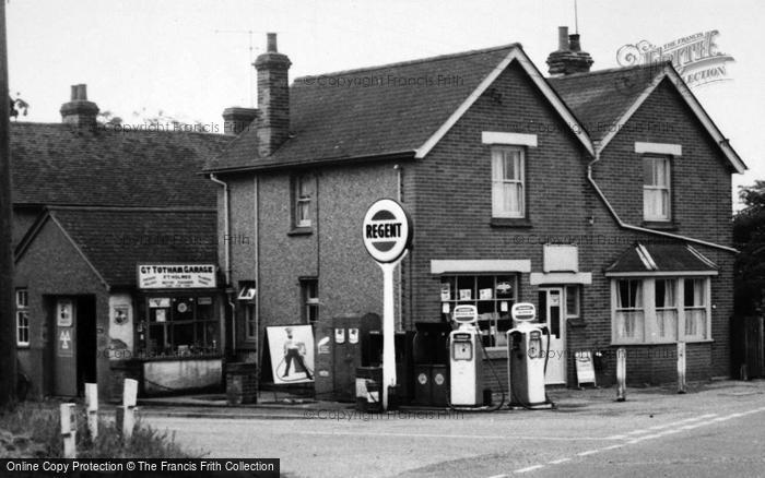 Photo of Great Totham, Petrol Station c.1965