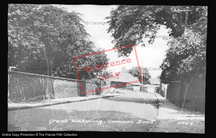 Photo of Great Wakering, Common Road c.1950