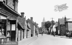 High Street And Church 1951, Great Wakering