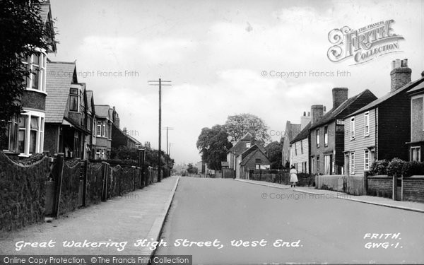 Photo of Great Wakering, High Street, West End c.1950