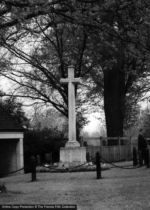Photo of Great Waltham, The Memorial c.1965