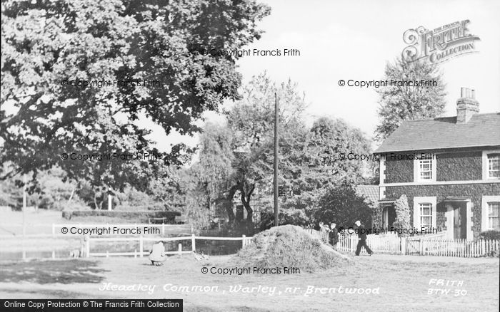 Photo of Great Warley, Headley Common c.1955