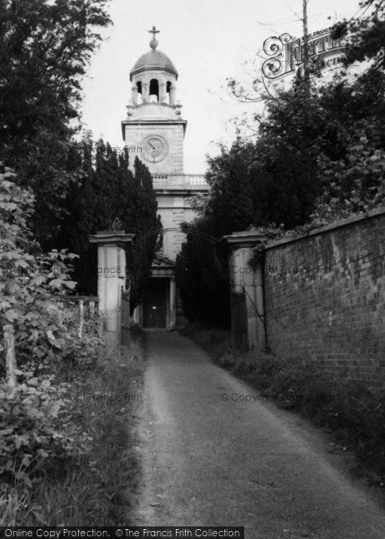 Photo of Great Witley, Witley Church c.1955
