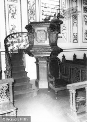 Witley Court Church Interior c.1960, Great Witley