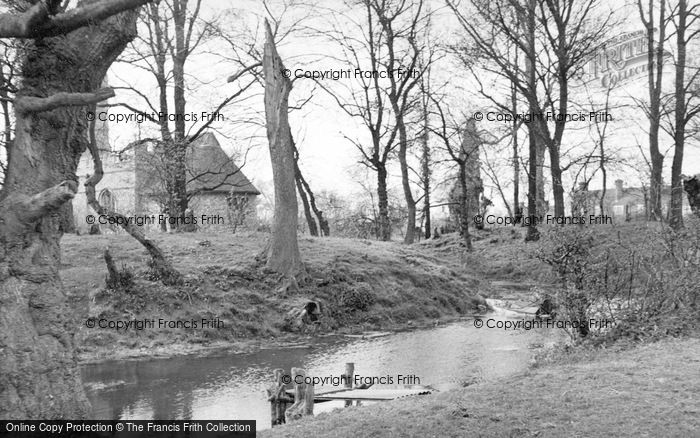 Photo of Great Wymondley, Church And Castle Earthworks 1955