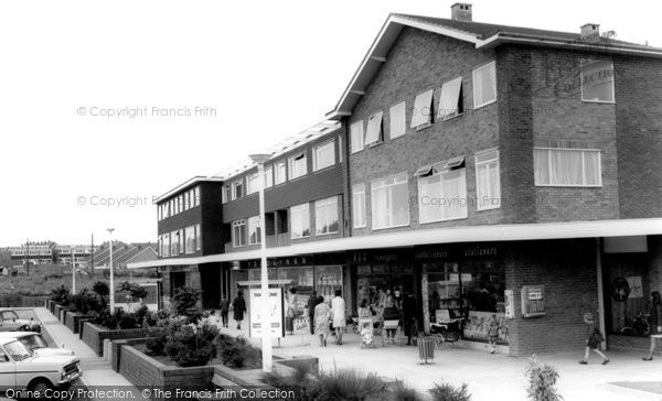 Photo of Great Wyrley, Shopping Precinct c.1965