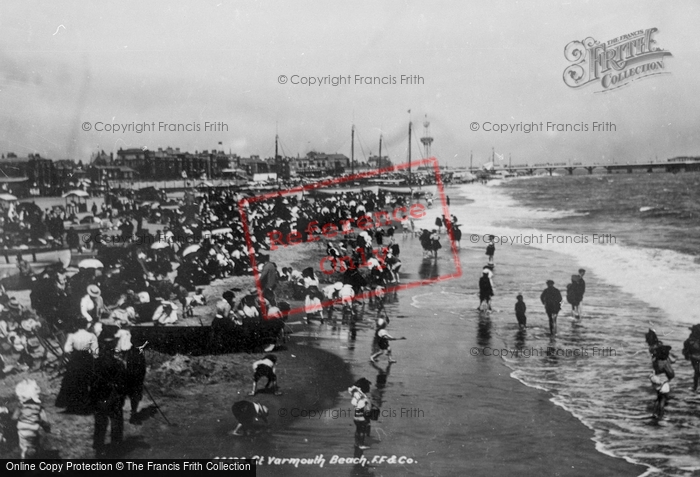 Photo of Great Yarmouth, Beach 1899