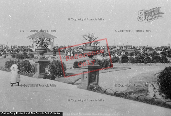 Photo of Great Yarmouth, Beach Gardens 1896