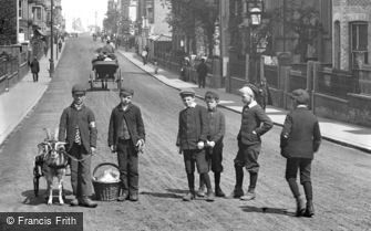 Great Yarmouth, Boys in Regent Road 1896