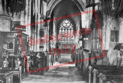 Church Of St Nicholas, Nave East 1922, Great Yarmouth