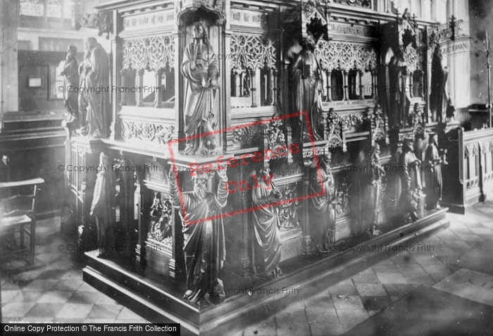 Photo of Great Yarmouth, Church Of St Nicholas, Pulpit 1891