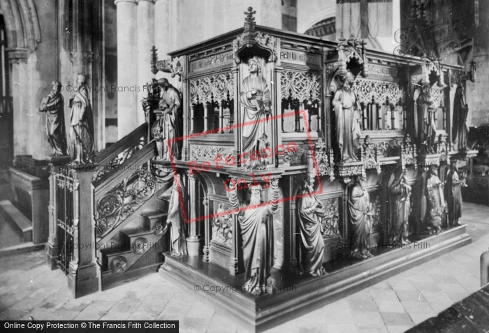 Photo of Great Yarmouth, Church Of St Nicholas, Pulpit 1922