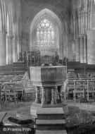 Church Of St Nicholas, The Font 1891, Great Yarmouth