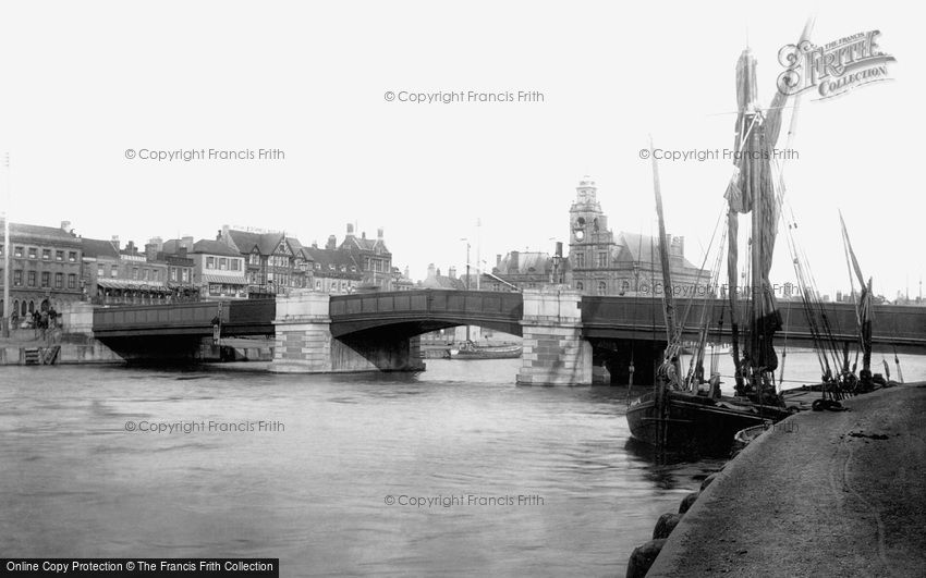Great Yarmouth, Haven Bridge 1896