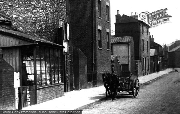 Photo of Great Yarmouth, Horse And Cart 1891