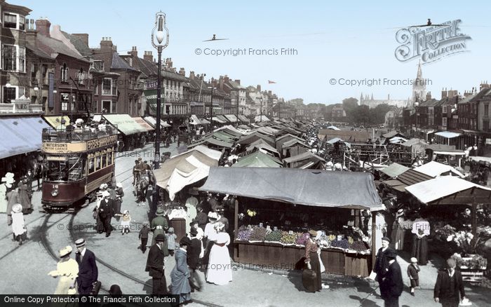 Photo of Great Yarmouth, Market Place 1908