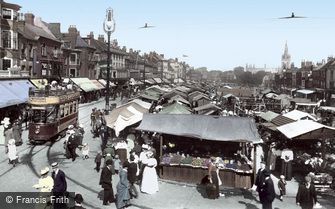 Great Yarmouth, Market Place 1908