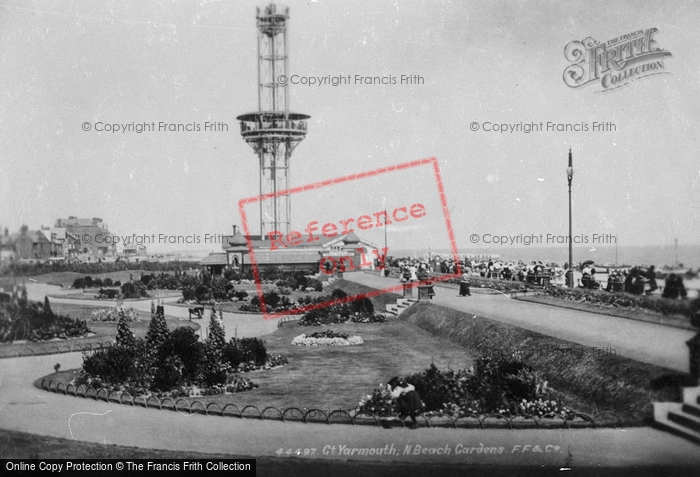 Photo of Great Yarmouth, North Beach Gardens 1899
