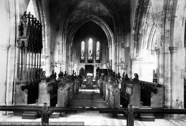 Photo of Great Yarmouth, Parish Church Of St Nicholas, Choir West 1896