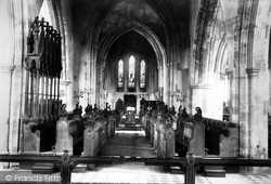 Parish Church Of St Nicholas, Choir West 1896, Great Yarmouth