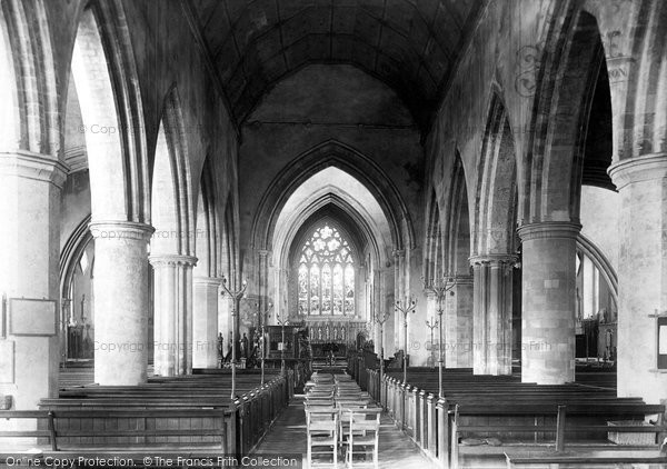 Photo of Great Yarmouth, Parish Church Of St Nicholas, Nave East 1896