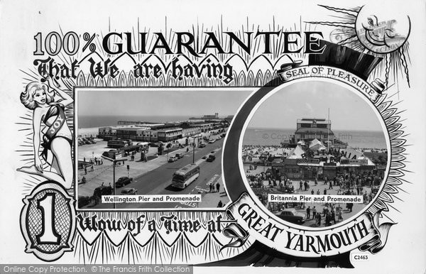 Photo of Great Yarmouth, Postcard Design c.1960