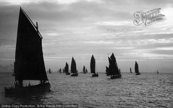 Photo of Great Yarmouth, Scottish Fishing Boats c.1900