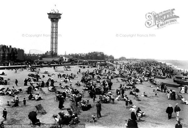 Photo of Great Yarmouth, The Beach 1904