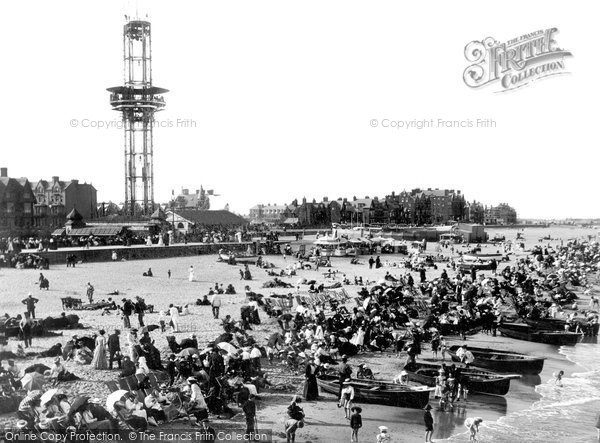 Photo of Great Yarmouth, The Beach c.1900