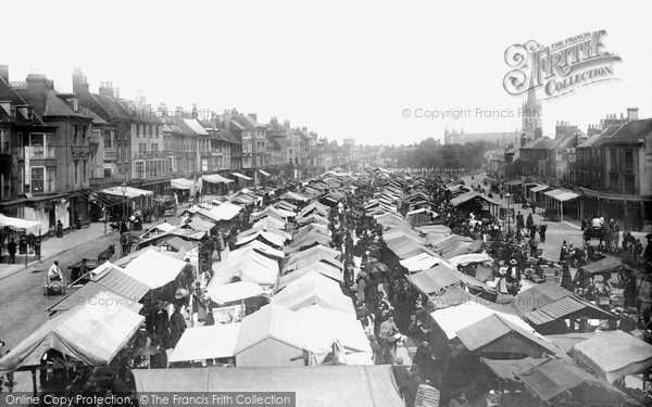 Photo of Great Yarmouth, The Market 1891
