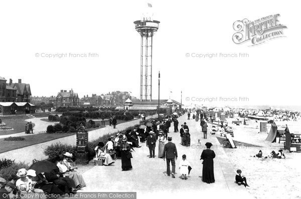Photo of Great Yarmouth, The Promenade 1908