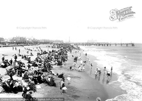 Photo of Great Yarmouth, The Sands 1904