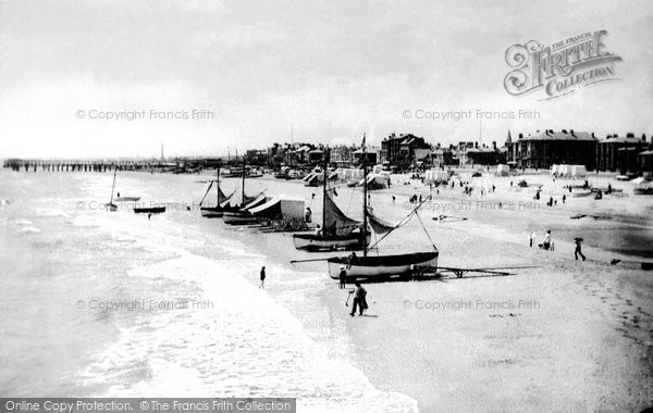 Photo of Great Yarmouth, The Sands From Britannia Pier 1887