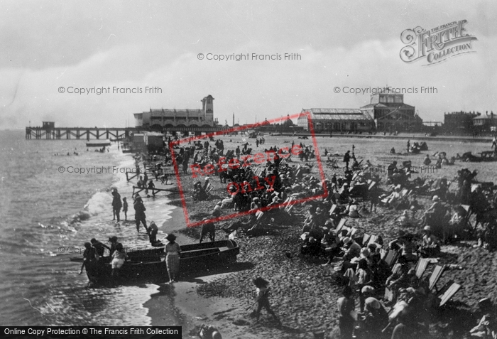 Photo of Great Yarmouth, The Sands From Jetty 1922