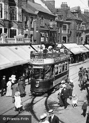 Tram, Market Place 1908, Great Yarmouth