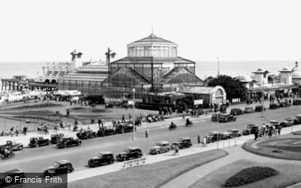 Great Yarmouth, Wellington Pier and the Winter Garden c1955